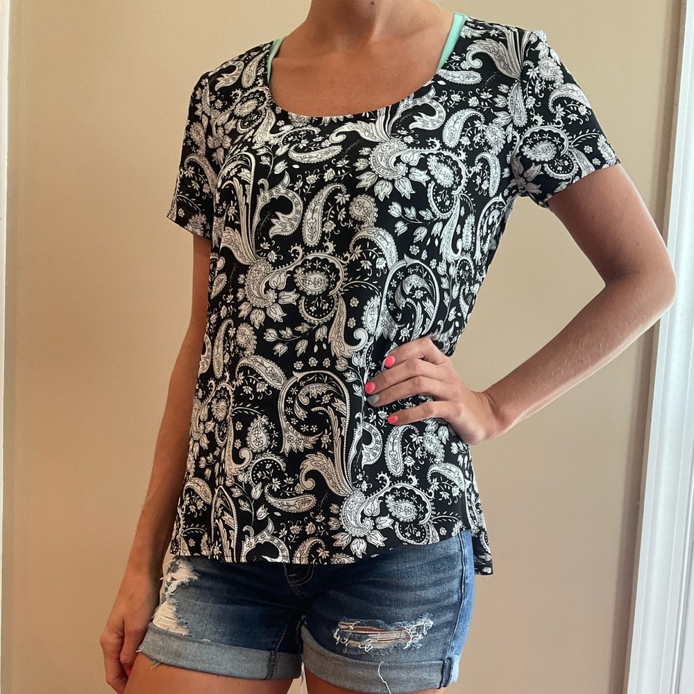 ❌FINAL PRICE❌ Express Hi Lo Sheer Blouse